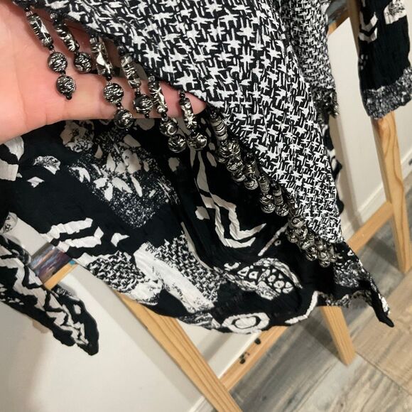 Peter Popovitch vintage petite beaded open front cardigan one size - Picture 3 of 8